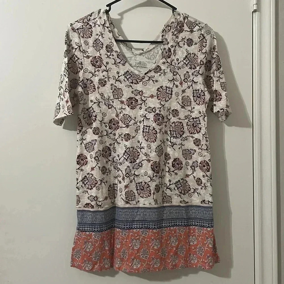 J.Jill Pima Double Elbow-Sleeve Tunic Size -XS - Picture 3 of 9